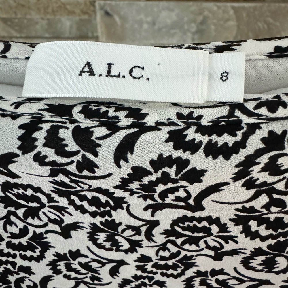 A.L.C. Farrow Silk Mini Skirt Flounce - Picture 4 of 5